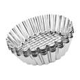 thumbnail image 4 of HEALEEP Moule à Tarte Chrysanthème Réutilisable 16 Pcs en Acier Inoxydable pour les Passionnés de Cuisine, 4 of 8
