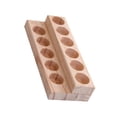 thumbnail image 3 of LOLIPPYY 1Pack Desktop Stand Light Brown Wooden Essential Oil Storage 8.9*3.3*1.6in, 3 of 5