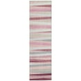 thumbnail image 2 of Addison Rugs Chantille Indoor/Outdoor Transitional Stripes Pink Washable Runner Rug, 2'3" x 7'6", 2 of 6