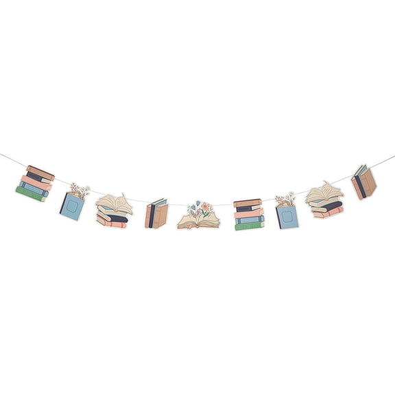 Fun Express 7 ft. x 7" Book Club Ready-to-Hang Cardstock Garland