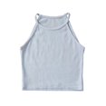 thumbnail image 5 of HADST Womens Tank Tops Camisoles Soft Spaghetti Strap Solid Slim Top Summer Ribbed Sleeveless T-Shirts, 5 of 9