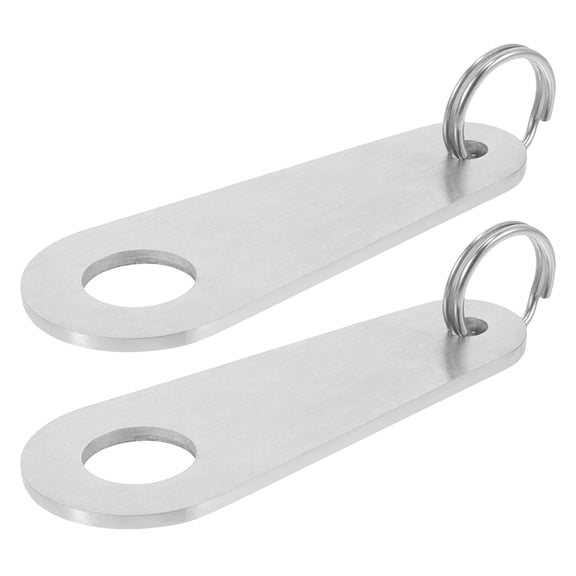 unbranded 2 Pcs Guardian Bell Rider Bell Bell Accessories 6.30X2.50X0.25CM Silver