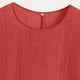 thumbnail image 3 of Camiseta de Mujer Camiseta de Manga Corta Impresión Casual Raglan Suelto de Lino Top Blusas, Cuello de la Tripulación, 3 of 5