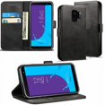 thumbnail image 1 of Leather Folio Wallet Case For Samsung Galaxy S9 Plus, iPhone 13 Pro Max, 1 of 5