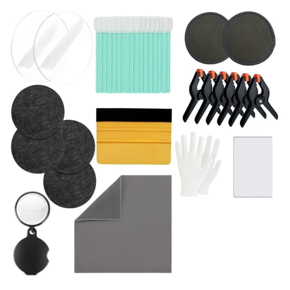 Kit completo para aplanar tarjetas. Herramienta profesional multiusos para el cuidado y de tarjetas coleccionables. Kit de restauración para