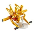 thumbnail image 1 of Racing Adjustable Rearsets Foot Pegs Gold For Kawasaki ZX4R ZX4RR 2022-2024, 1 of 5