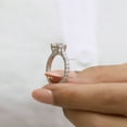 thumbnail image 4 of Jewelegant 2 Ct Heart Shaped Moissanite Engagement Ring - Moissanite Wedding Ring, 4 of 6