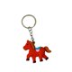 thumbnail image 1 of Llavero con diseño de caballo del zodiaco, tamaño compacto y mini, hecho a mano, para bolsos, mochilas, carteras, coches y accesorios., 1 of 8