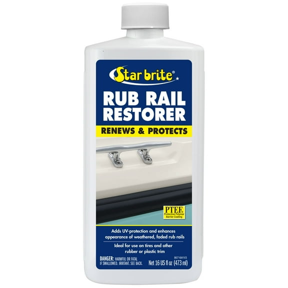 (Price/EA)Starbrite 86716 Rub Rail Restorer w/PTEF