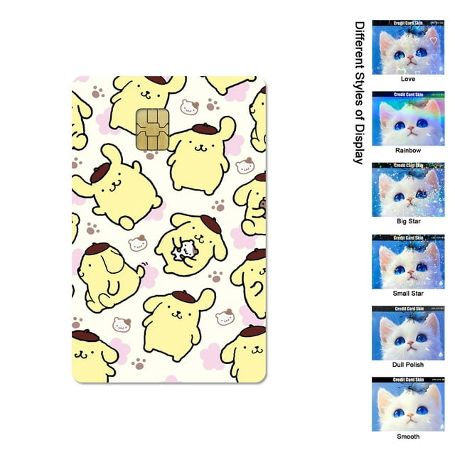 Anime Sanrio Hello Kitty Credit Card PVC Sticker Film Tape Skin Sticker Film Skin For Debit Bank Bus Card Diy Waterproof Sticker