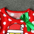 thumbnail image 4 of Toddler Girls Christmas Dresses Kids Boys Winter Santa Long Sleeve Tulle Princess Clothes Dress Size 3-4T, 4 of 7