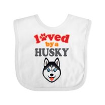 Inktastic Husky Dog Lover Boys or Girls Baby Bib