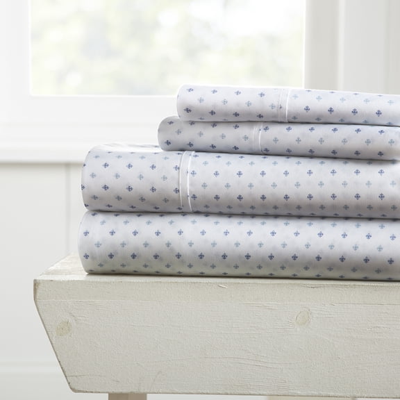 4 Piece Premium Ultra Soft Solid Bed Sheet Set by ienjoy Home