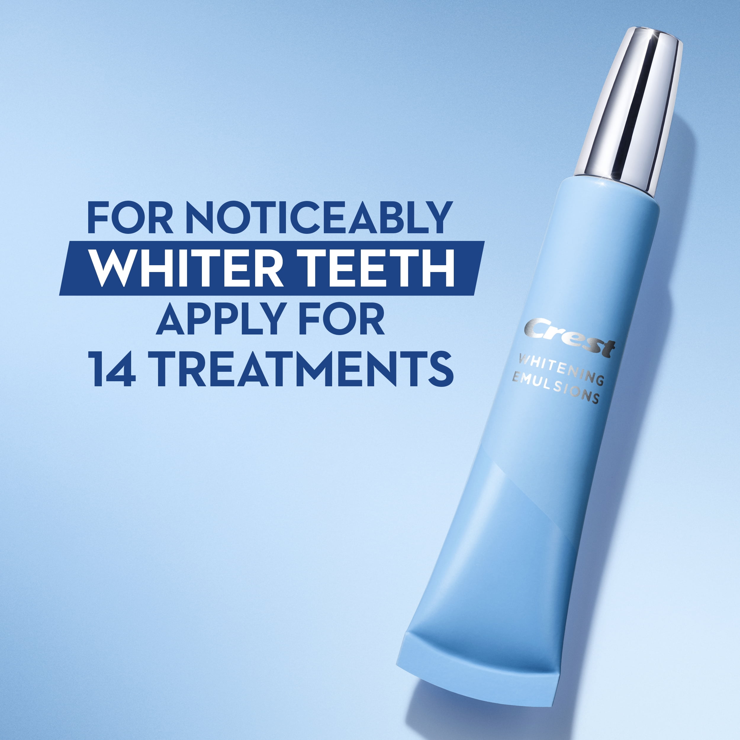 Crest Whitening Emulsions with Built-In Applicator, On the Go Leave-on Teeth Whitening Pen Treatment