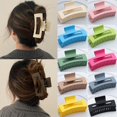 thumbnail image 2 of Pinzas de plástico para el pelo para niña y mujer, horquilla de gran tamaño, pasador de cangrejo, adorno de moda, accesorios para el cabello, 2 of 4
