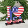 thumbnail image 6 of 4th of July Table Decoration,Independence Day Table Signs American Letters Ornament,Patriotic Wooden Centerpiece,Patriotic Plaque for Memorial Day Dinner Room Decoration, 6 of 9