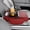 wine red, variant on 4 in 1 Car Center Console Organizer, PU Leather Armrest Cover with Double Cup Holder and Storage Box
