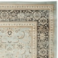 thumbnail image 3 of SAFAVIEH Vintage Roseann Traditional Area Rug, Light Blue/Black, 4' x 5'7", 3 of 5