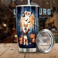 thumbnail image 3 of Happy Halloween Vampire Shiba Inu BOO with Pumpkins Fun and Spooky 20oz Stainless Steel Tumbler Insulated Cup with Lid Shibas Dog Lovers Gifts Idea - 00018, 3 of 5