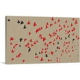 thumbnail image 1 of ARTCANVAS Modern Flock Flight in Red and Black Canvas Art Print - Size: 18" x 12" (0.75" Deep), 1 of 9