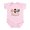 Petal Pink, variant on CafePress - Peace Love Fitness Infant Bodysuit - Baby Light Bodysuit, Size Newborn - 24 Months
