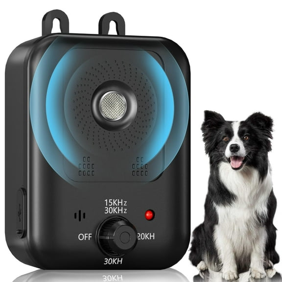 JDMEOPD Anti Barking Device, Ultrasonic Dog Barking Control Devices, Rechargeable Bark Deterrent Devices Bark Box for Outdoor & Indoor Dog Use, 3 Modes Dog Barking Silencer Safe for Dogs