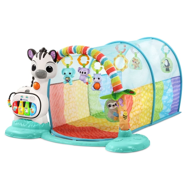 Túnel de diversión 6 en 1 Toy VTech con 6 juguetes sensoriales para bebés
