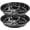 Black, variant on Plant Saucer 4 6 8 10 12 inch, Clear Planter Saucers Pot Trays, Durable Round Plastic Flower Plant Water Drip Tray for Pots, Plant Dish Plate to Catch Water for Indoor & Outdoor