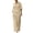 Beige, variant on hoksml Women's 2 Piece Outfit Collared Neck Short Sleeve Top and Wide Leg Pants Cotton Linen Blend Casual Set