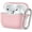 Light Pink, variant on AirPods Pro 2nd Gen Case [Front LED Visible], Entronix Silicone Protective Shockproof Earbuds Case Cover Skin with Keychain Kit Set Compatible for Apple AirPods Pro 2nd Generation (Black)