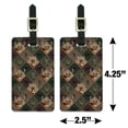 thumbnail image 4 of Deer Antler Hunting Hunter Camouflage Diamond Luggage ID Tags Suitcase Carry-On Cards - Set of 2, 4 of 5