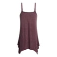 thumbnail image 1 of Camiseta Sin Mangas Mujer Hugo Plisado Cuello en V Rojo 2XL, 1 of 9