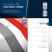 SprayMax 3680067 2K Clear Coat, 11.4 oz, Satin