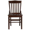 thumbnail image 5 of Emma + Oliver School House Back Walnut Wood Chair, 5 of 10