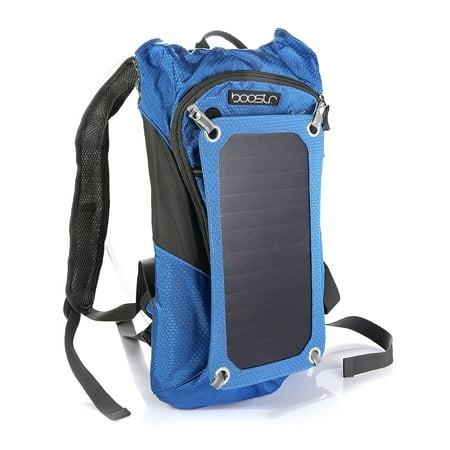 Boostr Backpack with Solar Battery Blue  #036102