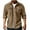 Coffee, variant on Men's Corduroy Dressy Shirts Long Sleeve Shirts Collar Button Down Shirt Vintage Solid Lightweight Jacket Outdoor Golf Jackets Bussiness Office Work Blouses with Flap Pockets