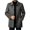 Gray, variant on Mens Mid Length Wool Blend Overcoat Lapel Collar Single Breasted Windproof Warm Business Casual Outerwear for Fall Winter Office Wedding Gray XL