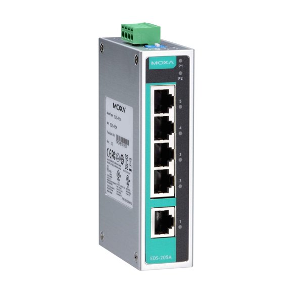 Moxa Eds-205A - Switch Ethernet No Administrado De 5 Puertos