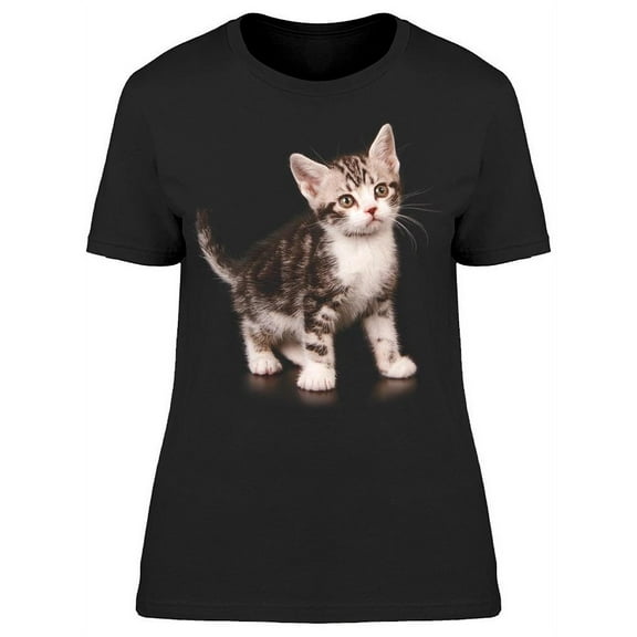 Adorable Shorthair Cat T-Shirt Women -Image by Shutterstock, Female Large