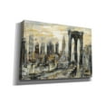 thumbnail image 2 of Epic Graffiti 'Brooklyn Bridge Gray and Gold' by Silvia Vassileva, Canvas Wall Art, 26"x18", 2 of 2