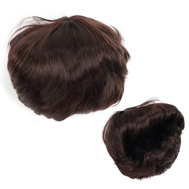 Peluca para Hombres, esponjoso versátil reemplazo de Cabello para hombres niveles de textura prominente