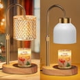 thumbnail image 1 of Electric Candle Lamp Warmer with Timer Dimmer Adjustable Height,Gifts for Women and Men, Electric Wax Warmer Vintage Home Decor for Scented Jar Candles with 2 Bulbs, 1 of 2