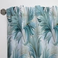 thumbnail image 5 of Designart "Dreamscape By The Ocean VI" Tropical Room Darkening Curtain Single Panel, 5 of 6