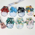 thumbnail image 7 of Dog Hawaiian Shirt Costume, Dog's Cool T-Shirts Summer Clothes, Hawaiian Shirt for Small Medium Large Dogs, Design for Summer Luau Style Beach Camp Vacation Green 3XL, 7 of 7
