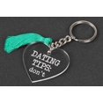 thumbnail image 2 of Inkdotpot Funny Keychain Dating Tips: Don'T Acrylic Engraved Keychain, 2 of 5