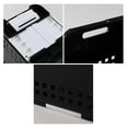 thumbnail image 3 of 3-Pack Plastic Stackable Storage Bins, Black Stackable Bins For Pantry, 3 of 7