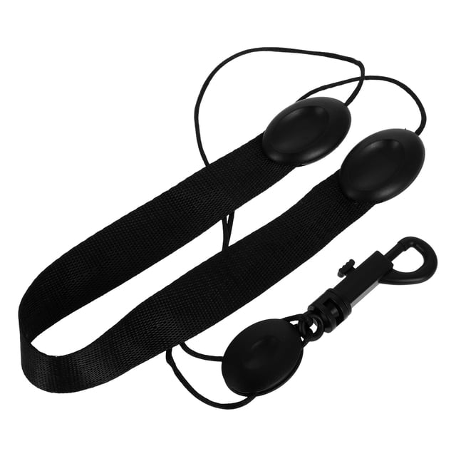 VERDANVERSE 1Pcs Adjustable Black Nylon Clarinet Strap for Woodwind Instruments Simple Style