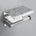 thumbnail image 1 of Kitchen Roll Paper Self Adhesive Wall Mount Toilet Paper Holder Stainless Steel Bathroom Tissue Towel Rack, 1 of 4