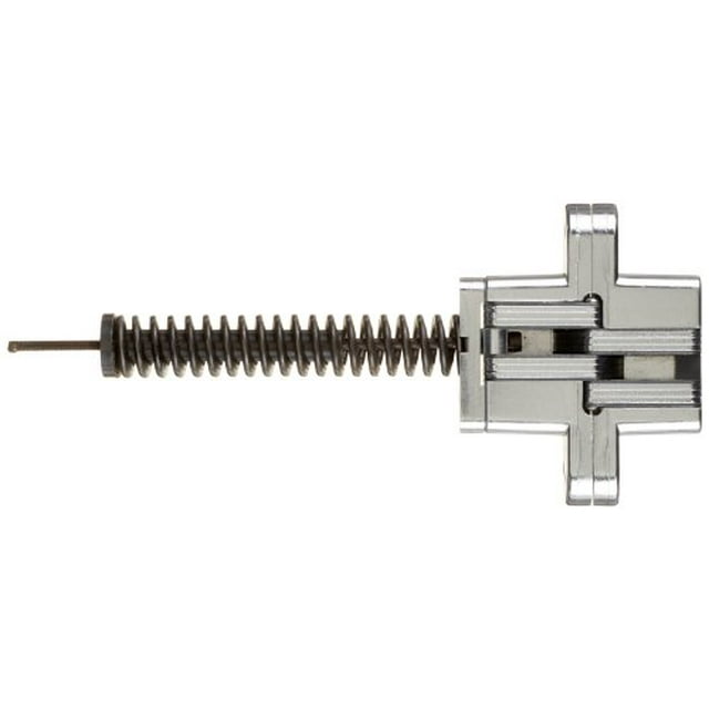 SOSS 218IC Zinc Invisible Closer for 1.75" Doors, Satin Chrome Exterior Finish