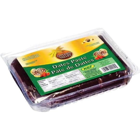 Golden Valley - Pâte de Dattes - 12 Ct - 1 kg - Édulcorant de Fruits 100 % Naturel et Garniture Lisse pour la Pâtisserie et la Confiserie (12 X 1 kg)